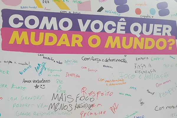 Estação 'Mude o Mundo LAB'.
