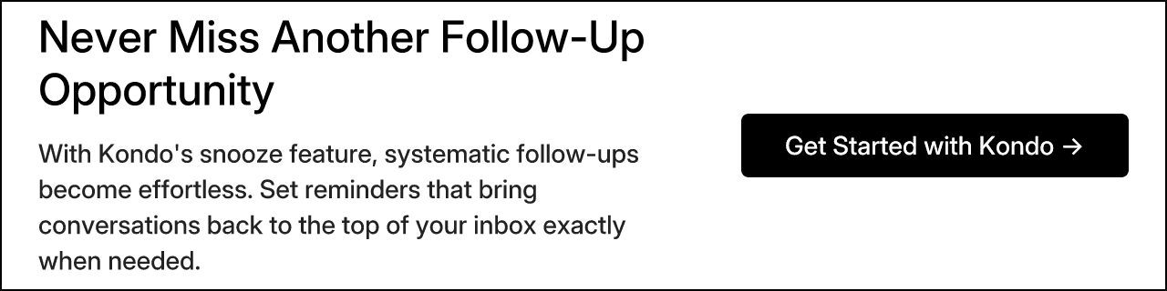 Never Miss Another Follow-Up Opportunity