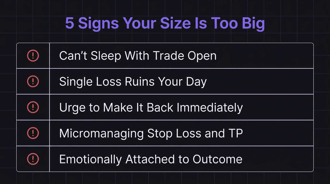 Five signs your lot size is too big listed with warning indicators