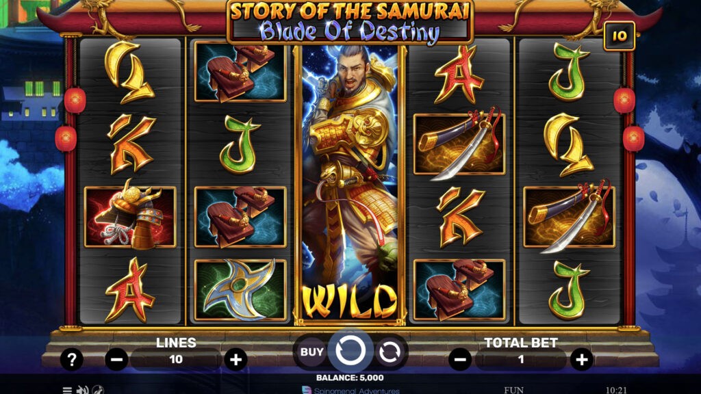 Story Of The Samurai - Blade Of Destiny - visuel officiel Spinomenal