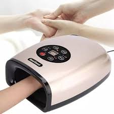 A woman receives a relaxing energy healing in a serene setting with soft lighting.