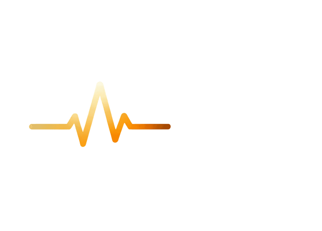 Four diverse professionals collaboratively working on a laptop, with one person pointing at the screen while others observe.