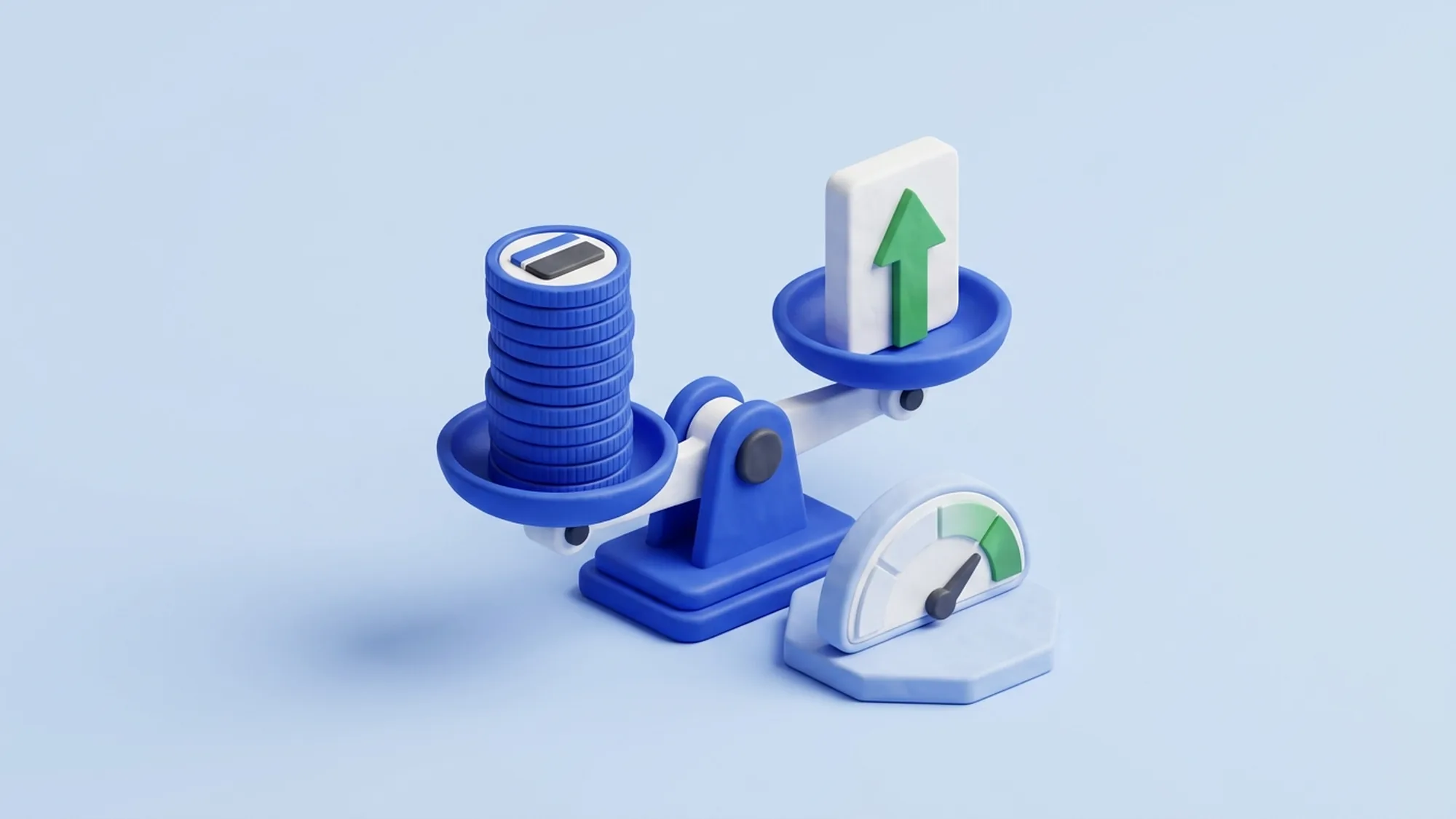 Illustration 3D d'une rémunération CSM fixe et variable alignée sur la rétention client