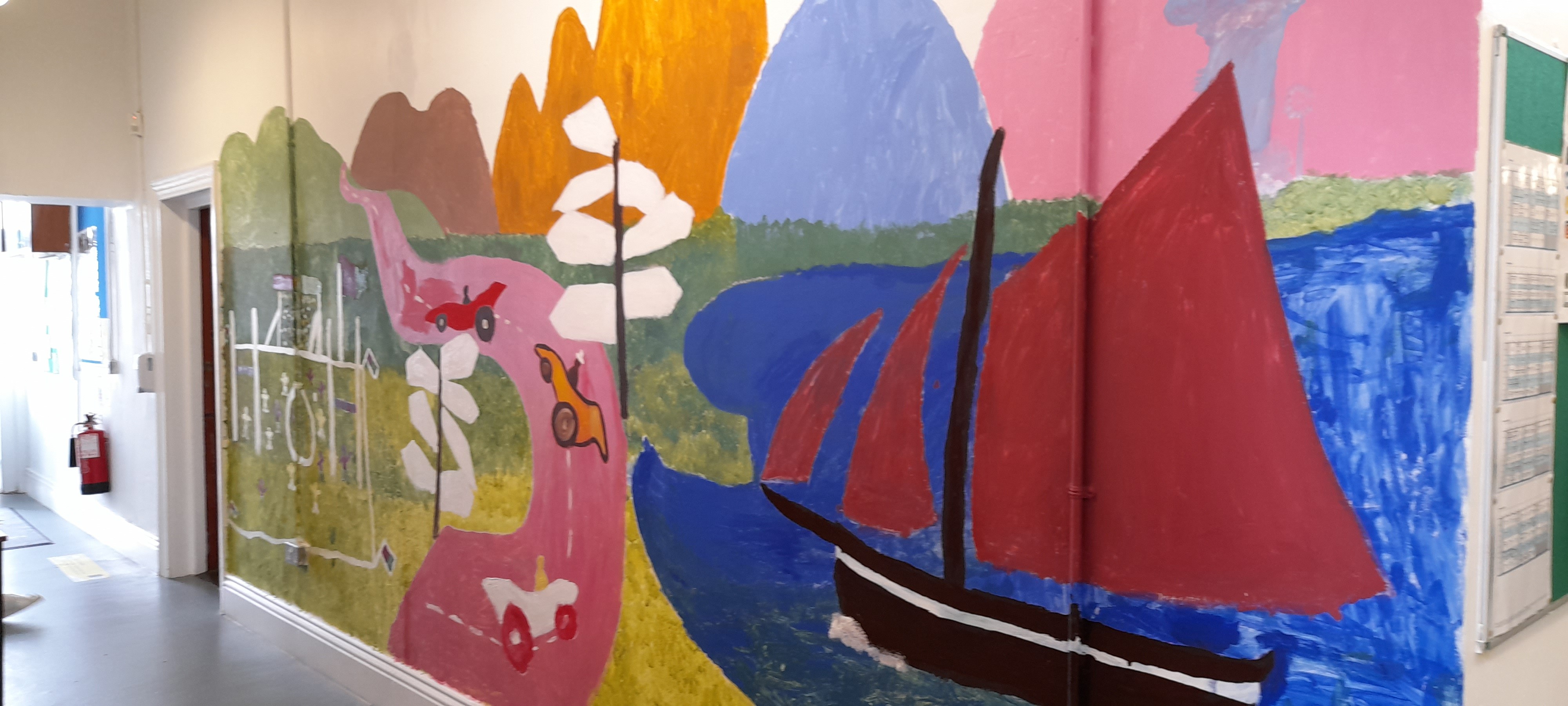 Mural with TY Students