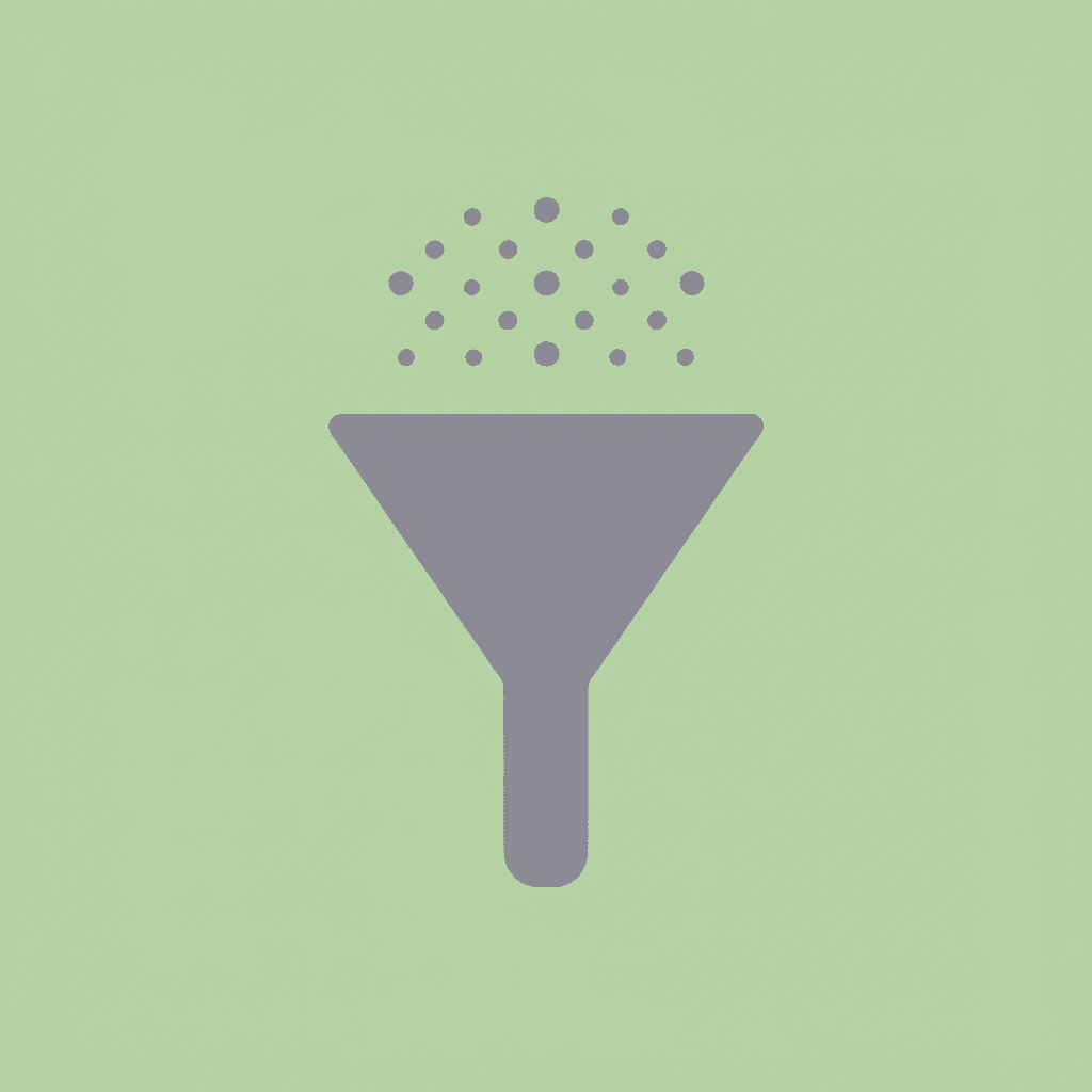 Funnel showing many scholarship opportunities being filtered into fewer, personalized matches