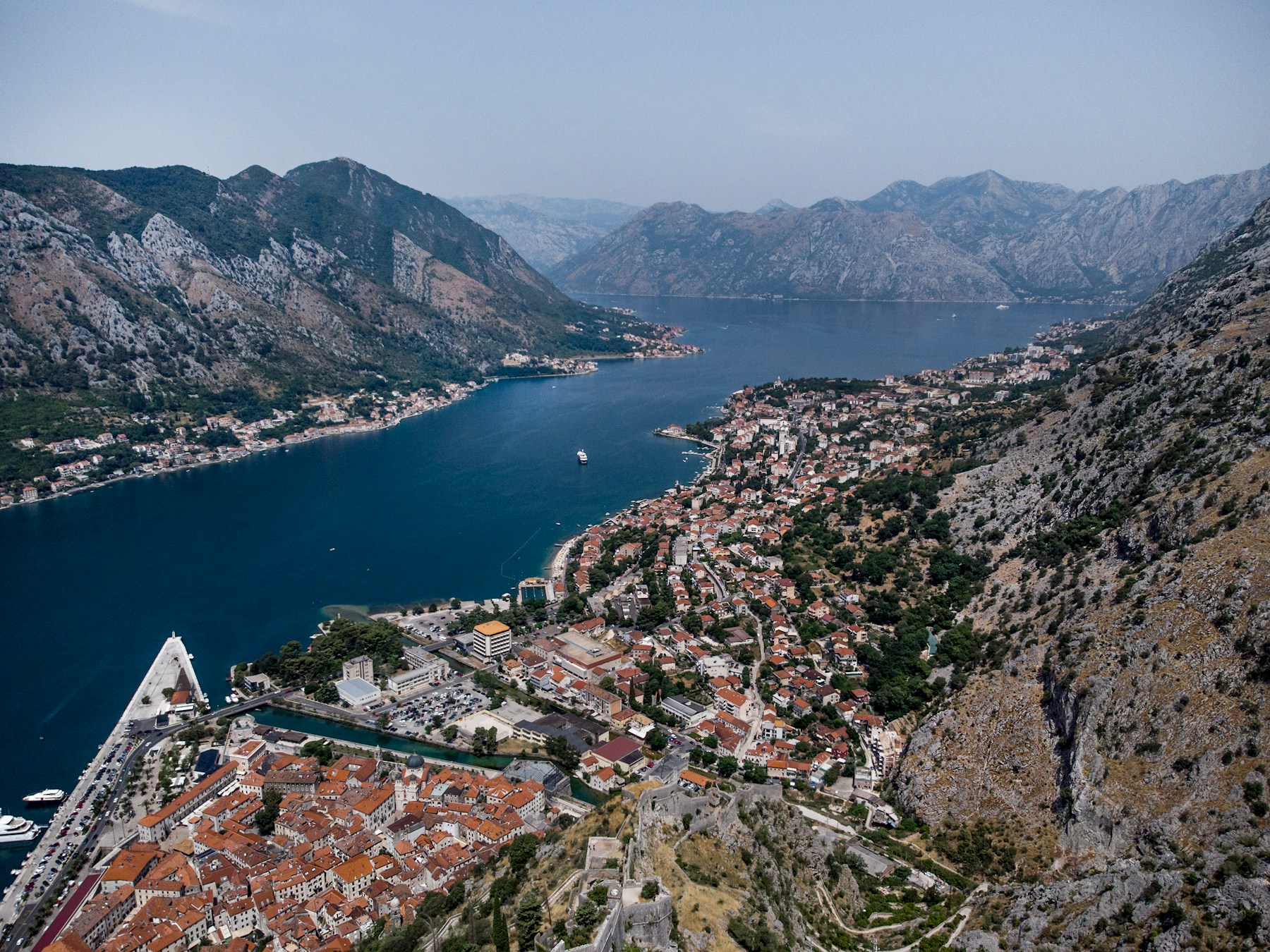 Bay of Kotor panorama