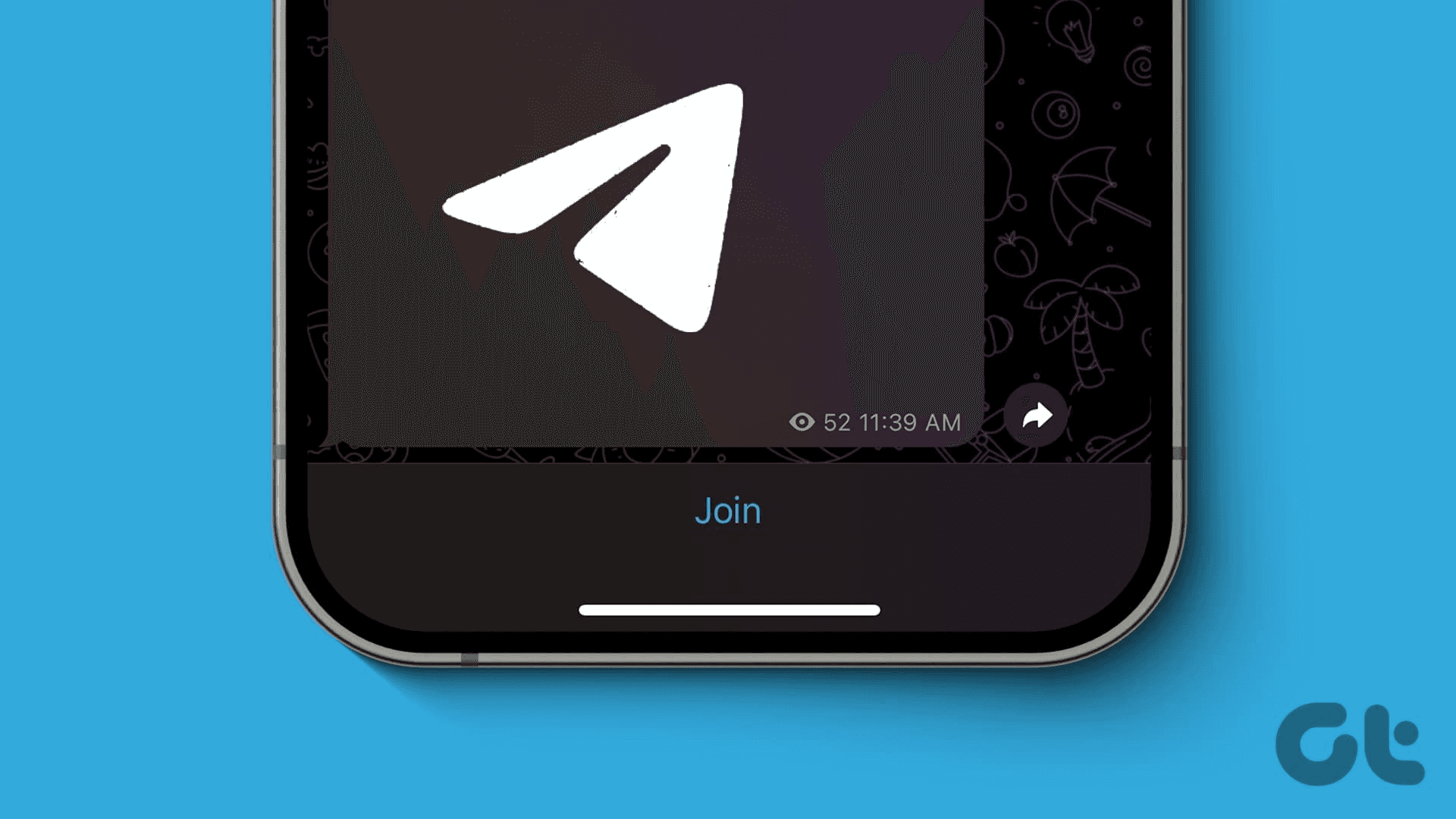 telegram channel join button