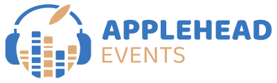 logo de Applehead Events, animations DJ à Bordeaux pour particuliers et professionnels.