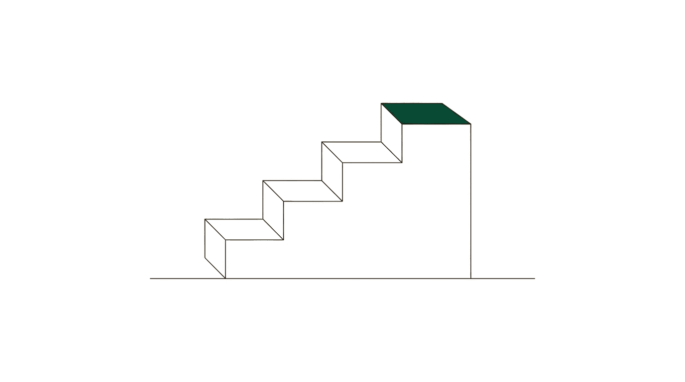 Writing a Concept for a Tender: The Step-by-Step Guide 2025 — stair climb illustration