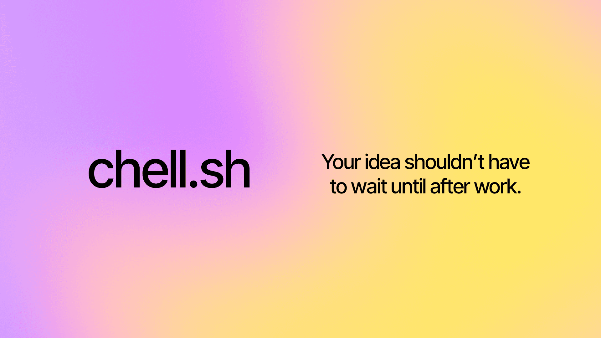 Chell.sh – mobile-based AI-coding platform