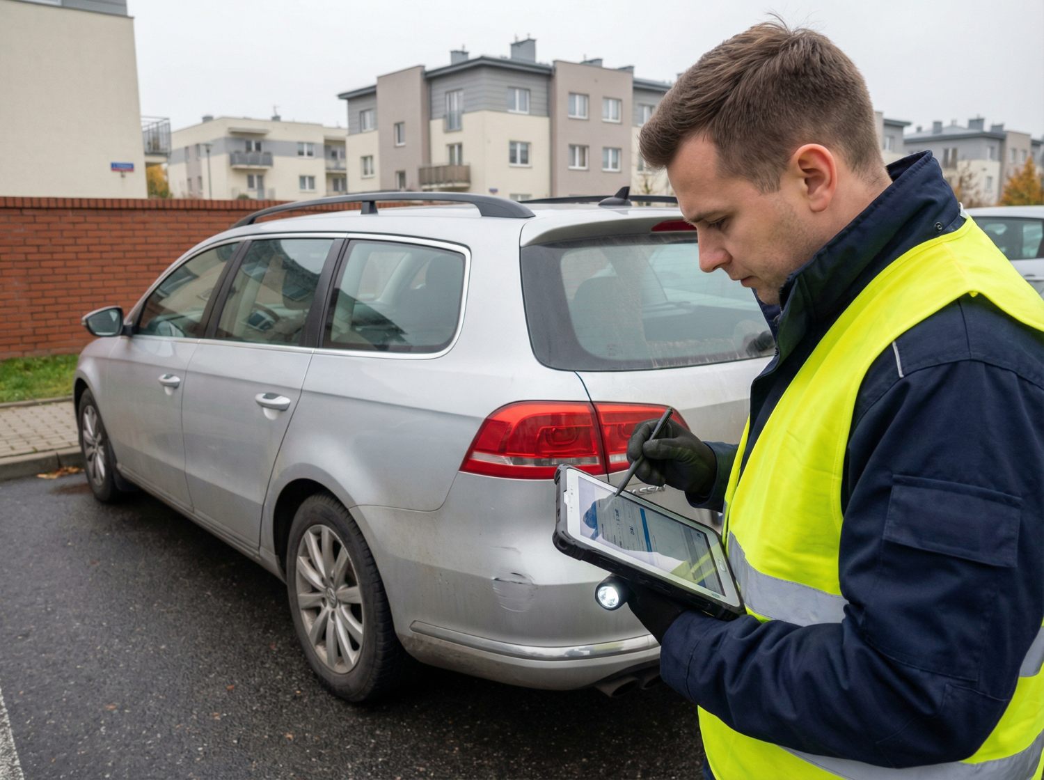 oględziny auta po kolizji koszt naprawy i transport