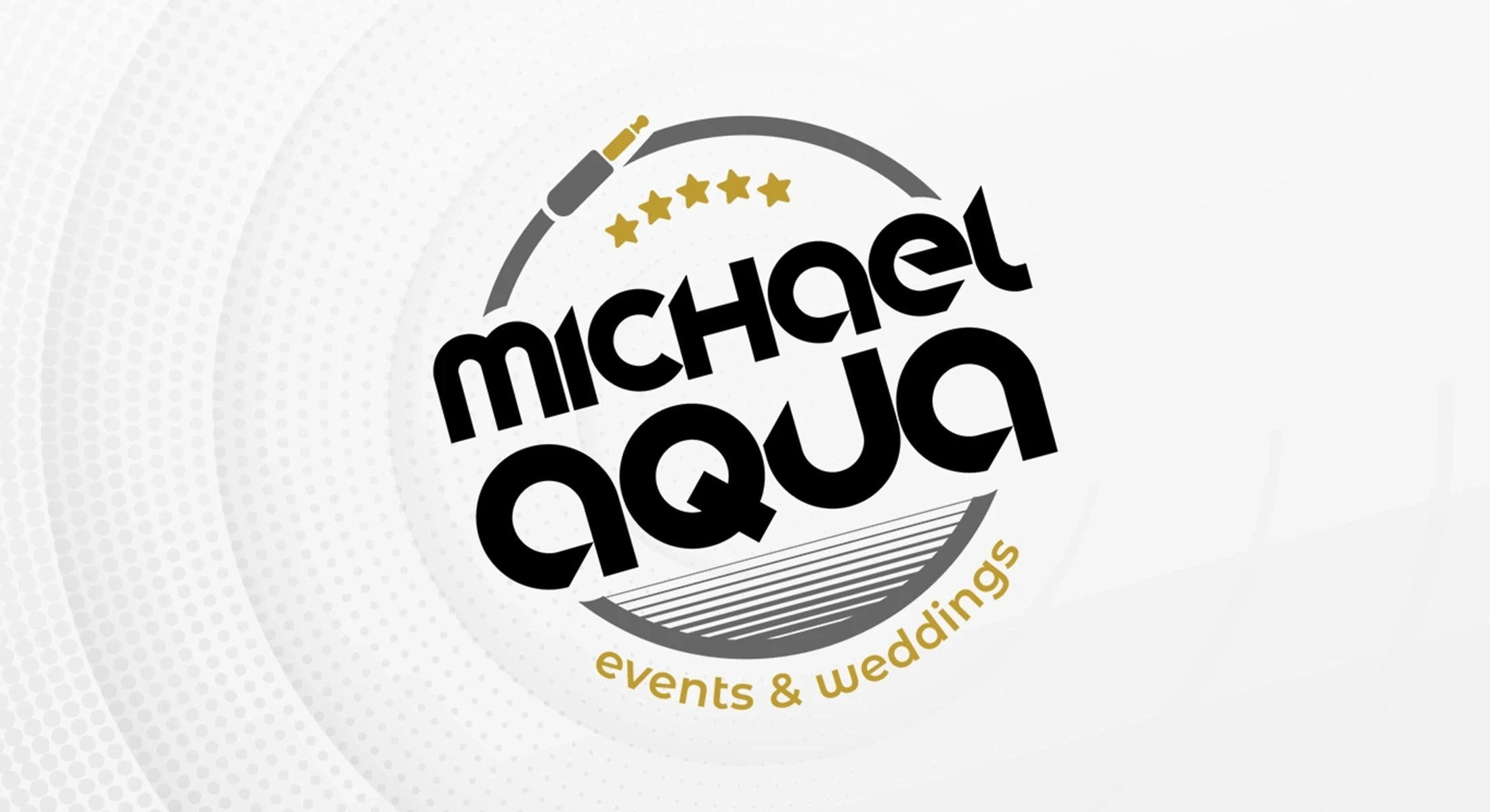 Logo Michael AQua na jasnym tle
