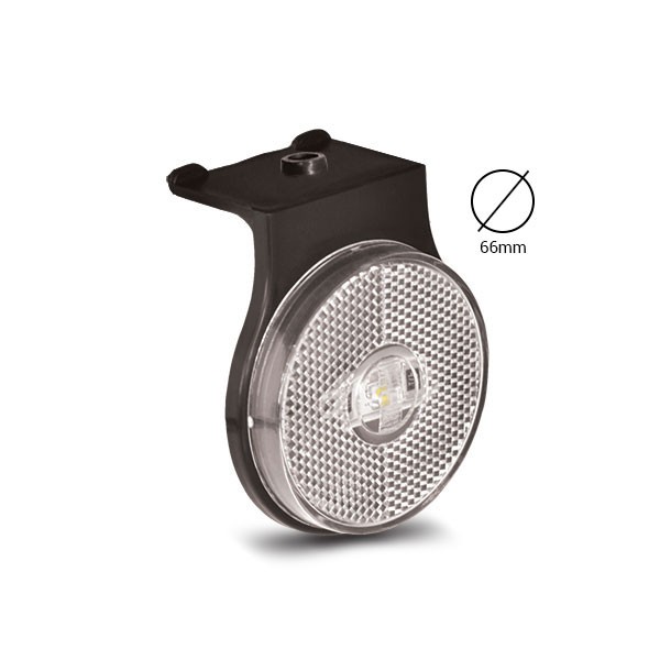 PL0684 - Lanterna lateral LED Bivolt com haste | Pradolux