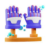 Free 3D VR gloves icon