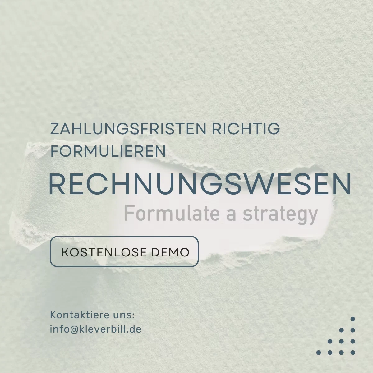 Zahlungsfristen richtig formulieren