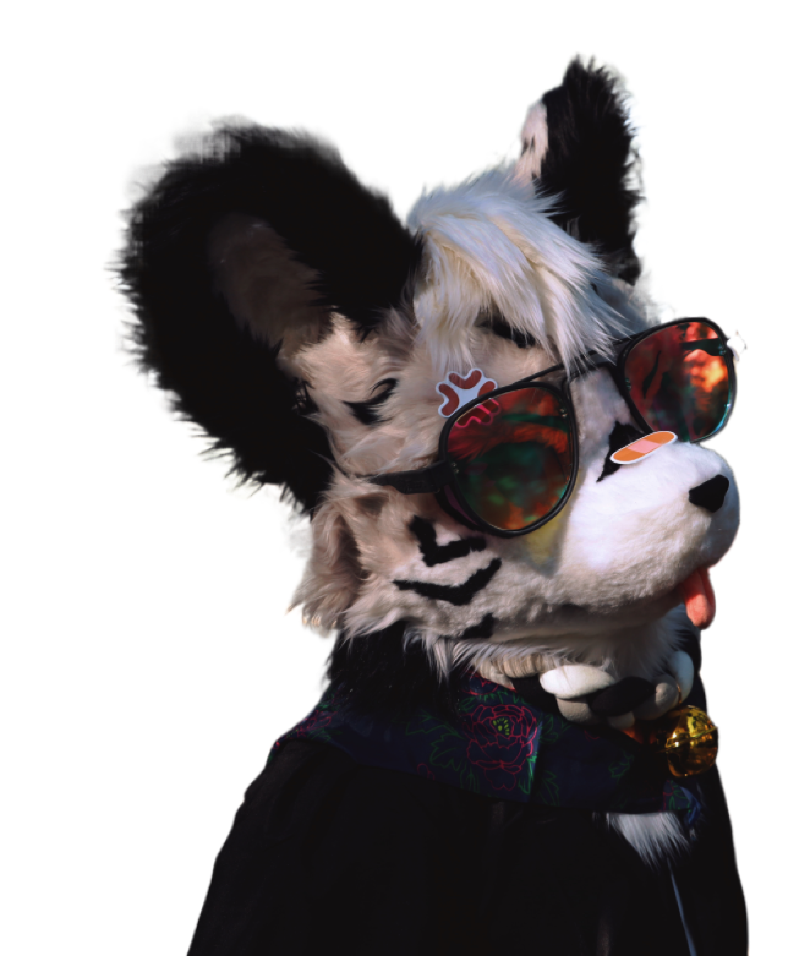 a black woman wearing the white wireless headphone