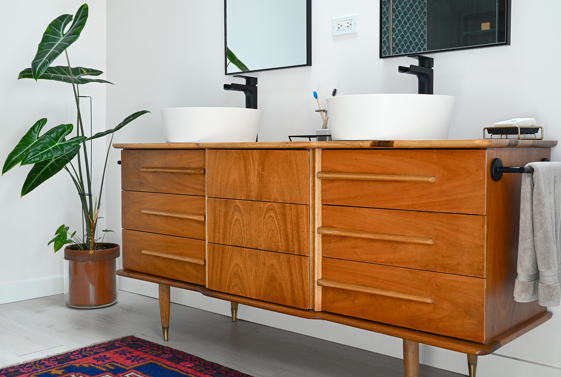 Mid-century bath furniture
