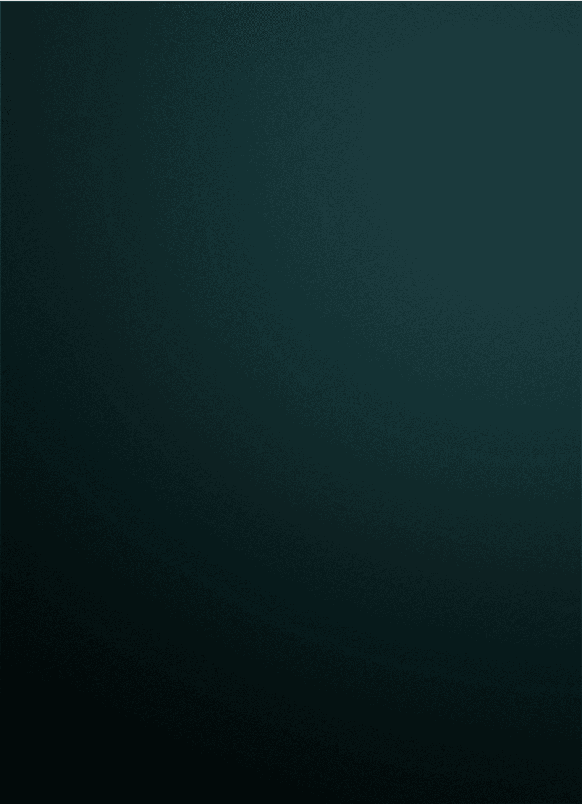 Abstract dark teal background with gradual curves and waves creating a smooth gradient effect.