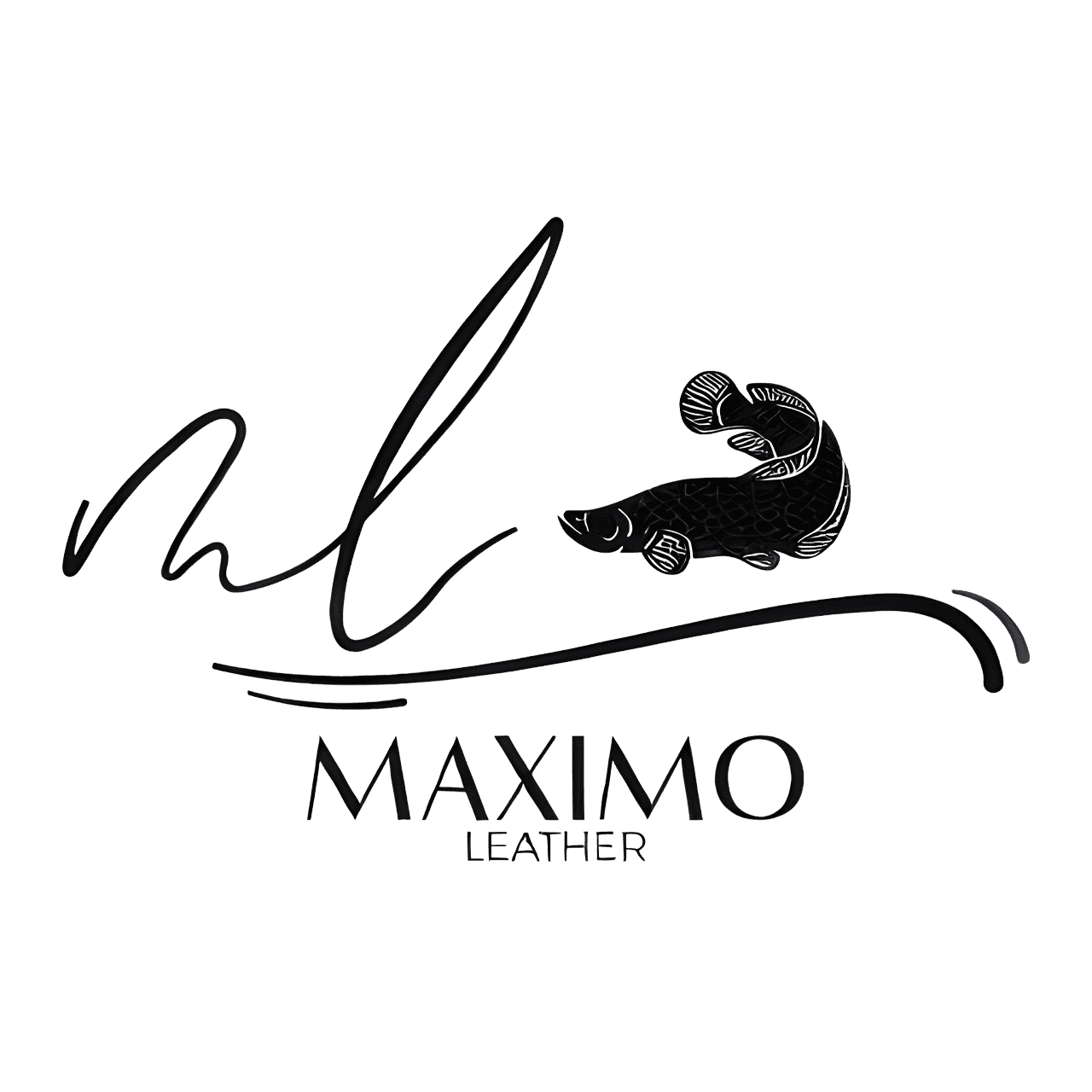 maximo leather logo