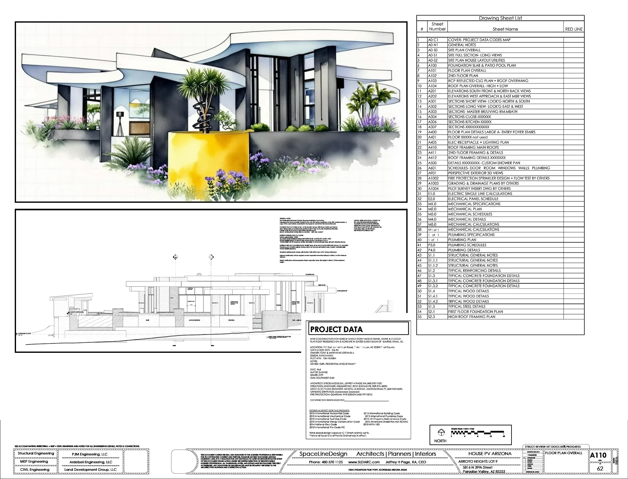 Paradise Valley Curvelinear Floor Plans