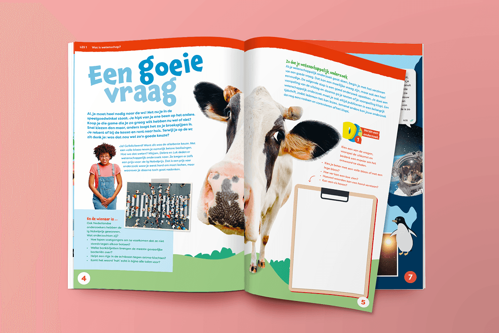 Grafisch ontwerp Code D magazine spread
