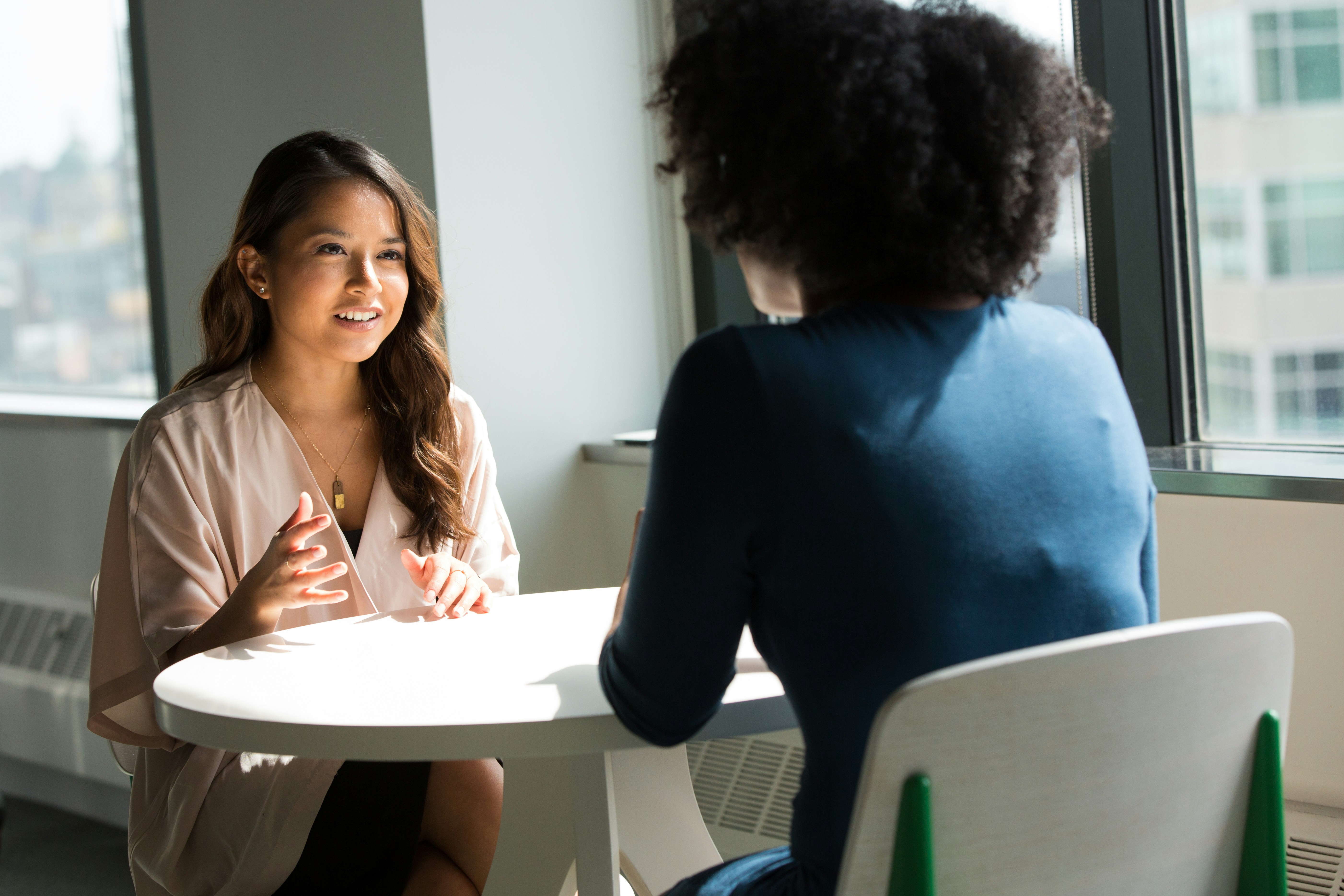 Photo of two women in a CSRD Stakeholder interview