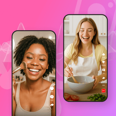 Girl smiling with coffee mug