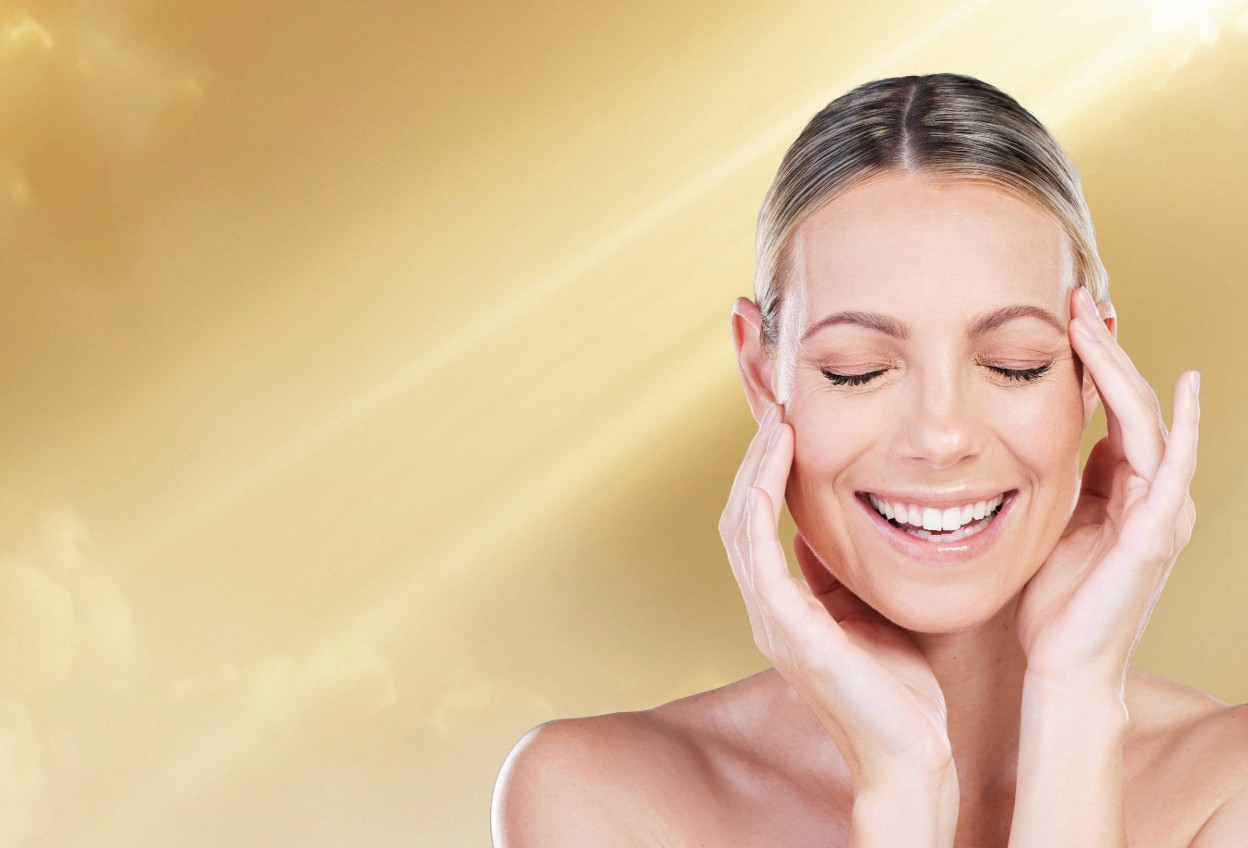 Woman with clean complexion, illustrating cosmetic surgery benefits