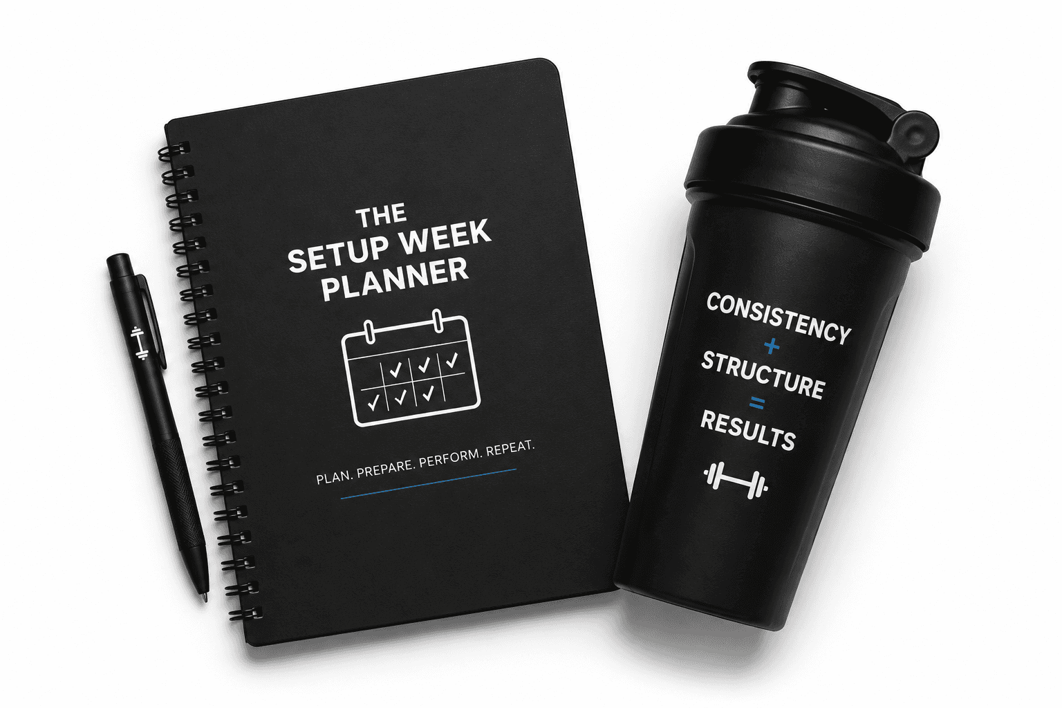 Workbook and ShakerBottle