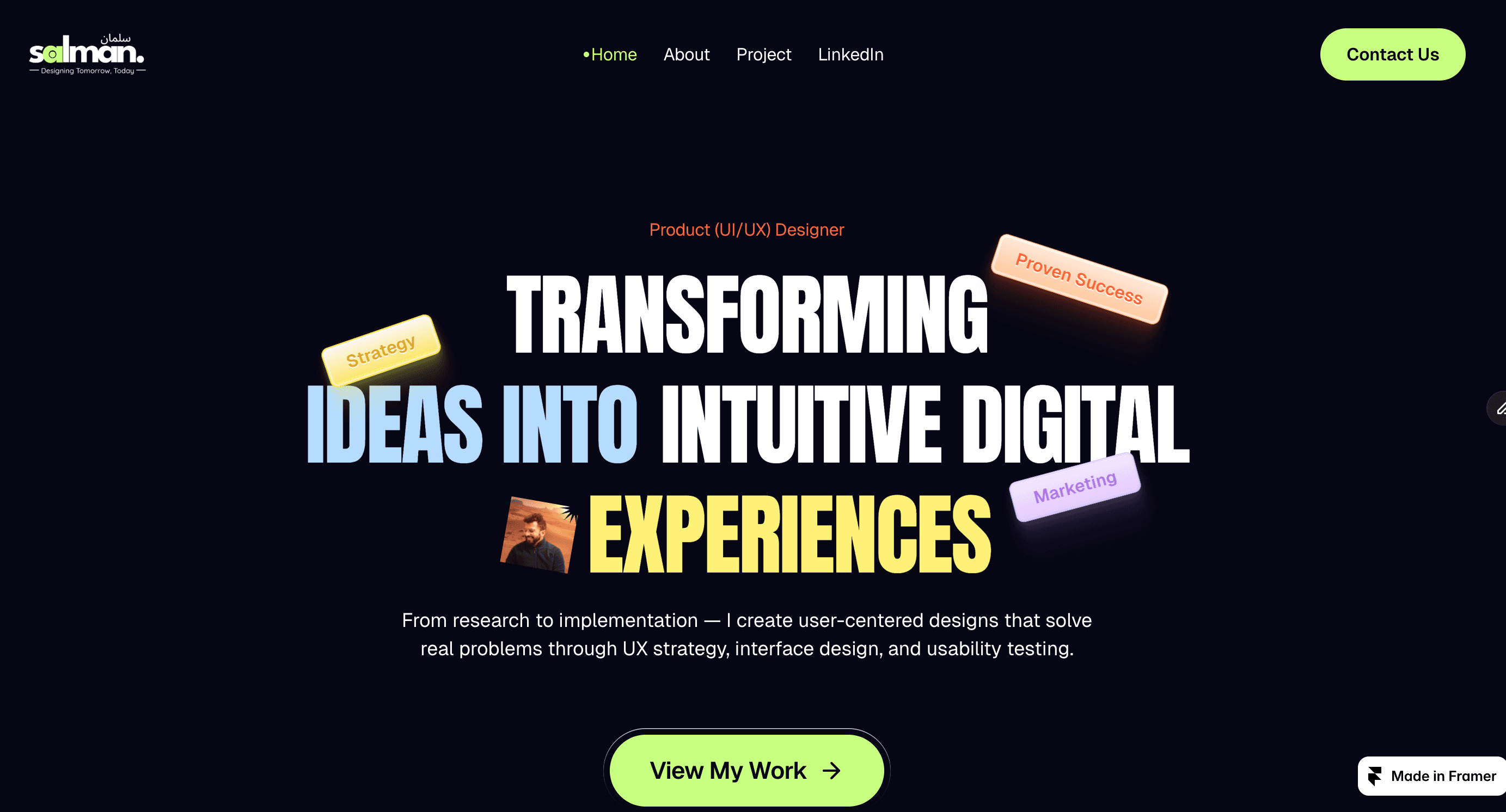 UI/UX Designer Portfolio | Salman Ansari – Crafting Intuitive Digital ...