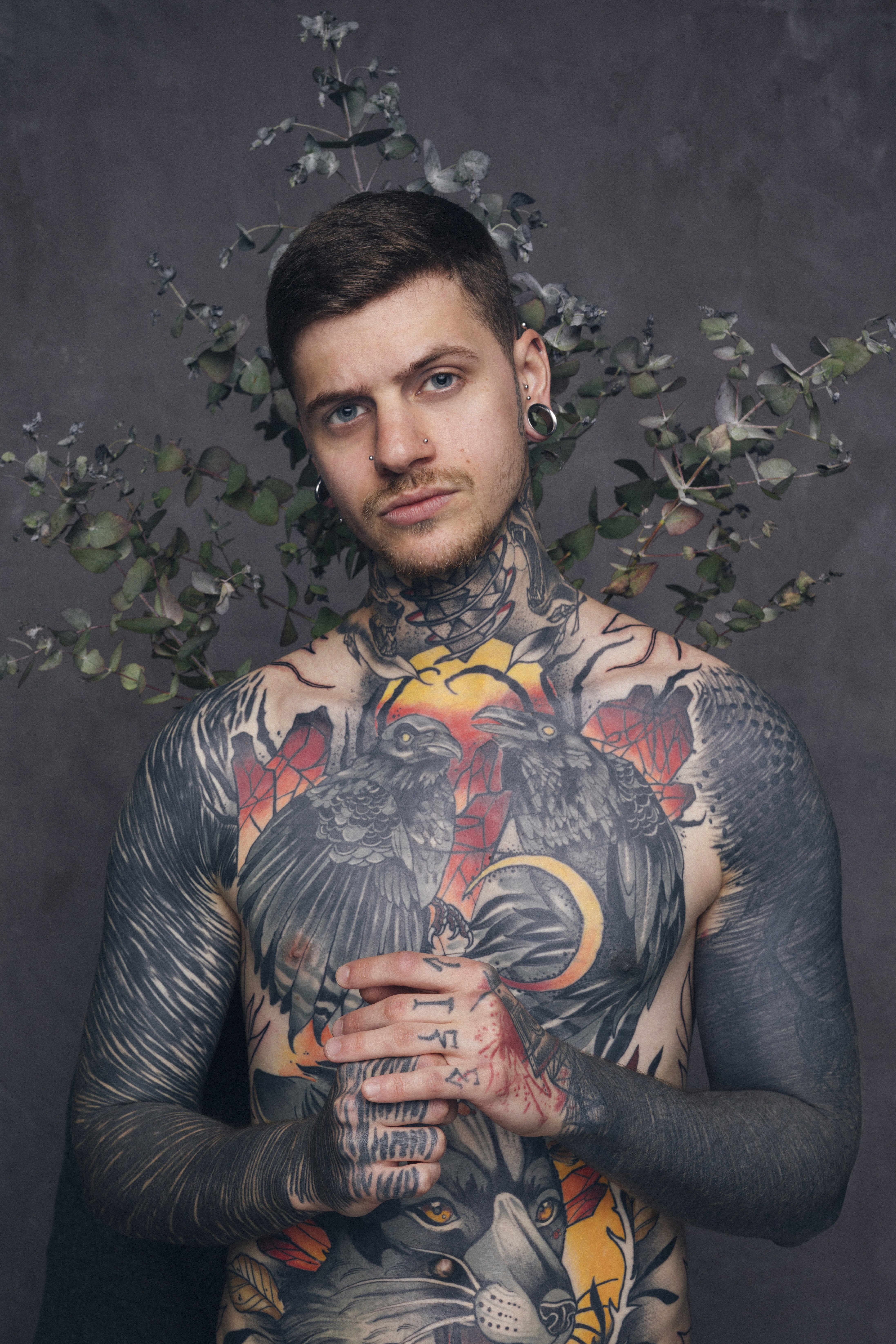 tattooed man