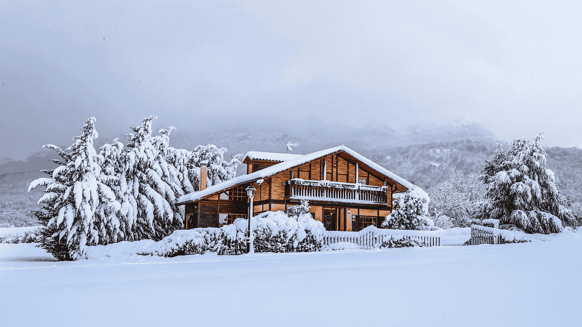 Snow-covered mountain chalet in Font-Romeu representing a trusted Airbnb concierge environment