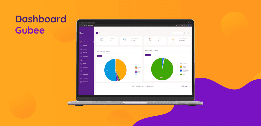 No Painel Gerencial da Gubee, as operações de todos os marketplaces são unificadas.