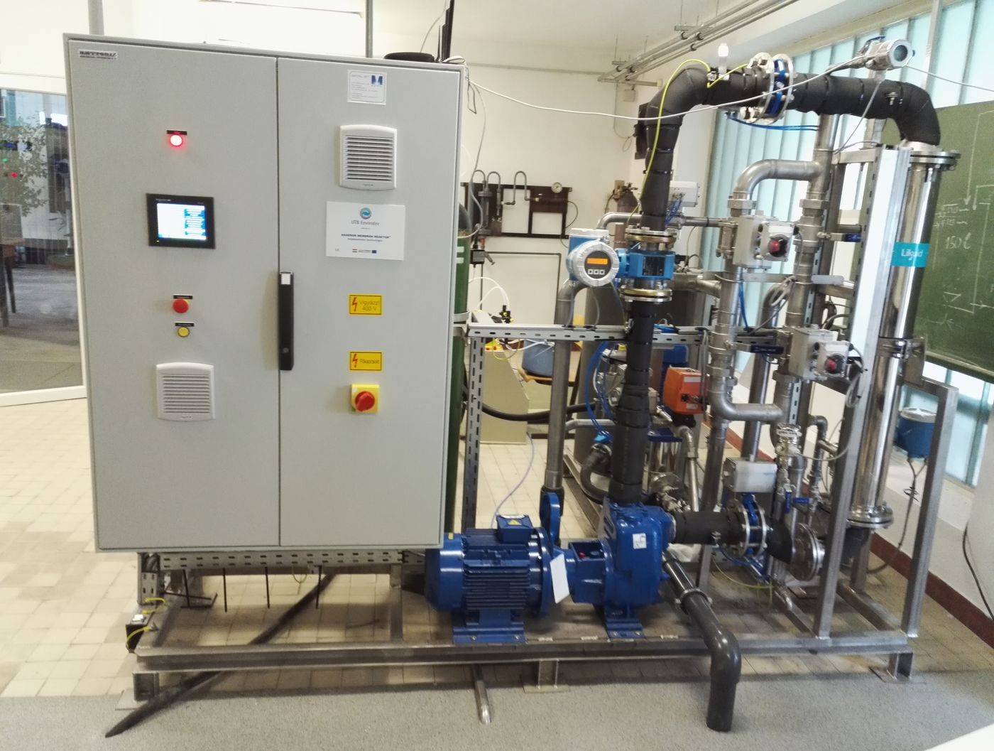 Anaerobic membrane bioreactor (AnMBR) test skid
