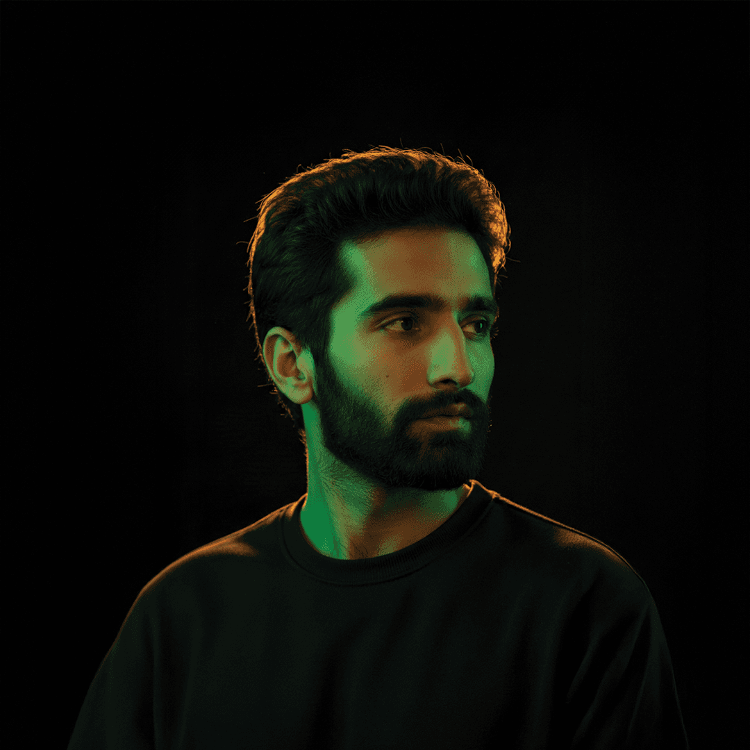 Portrait of portfolio creator – front view