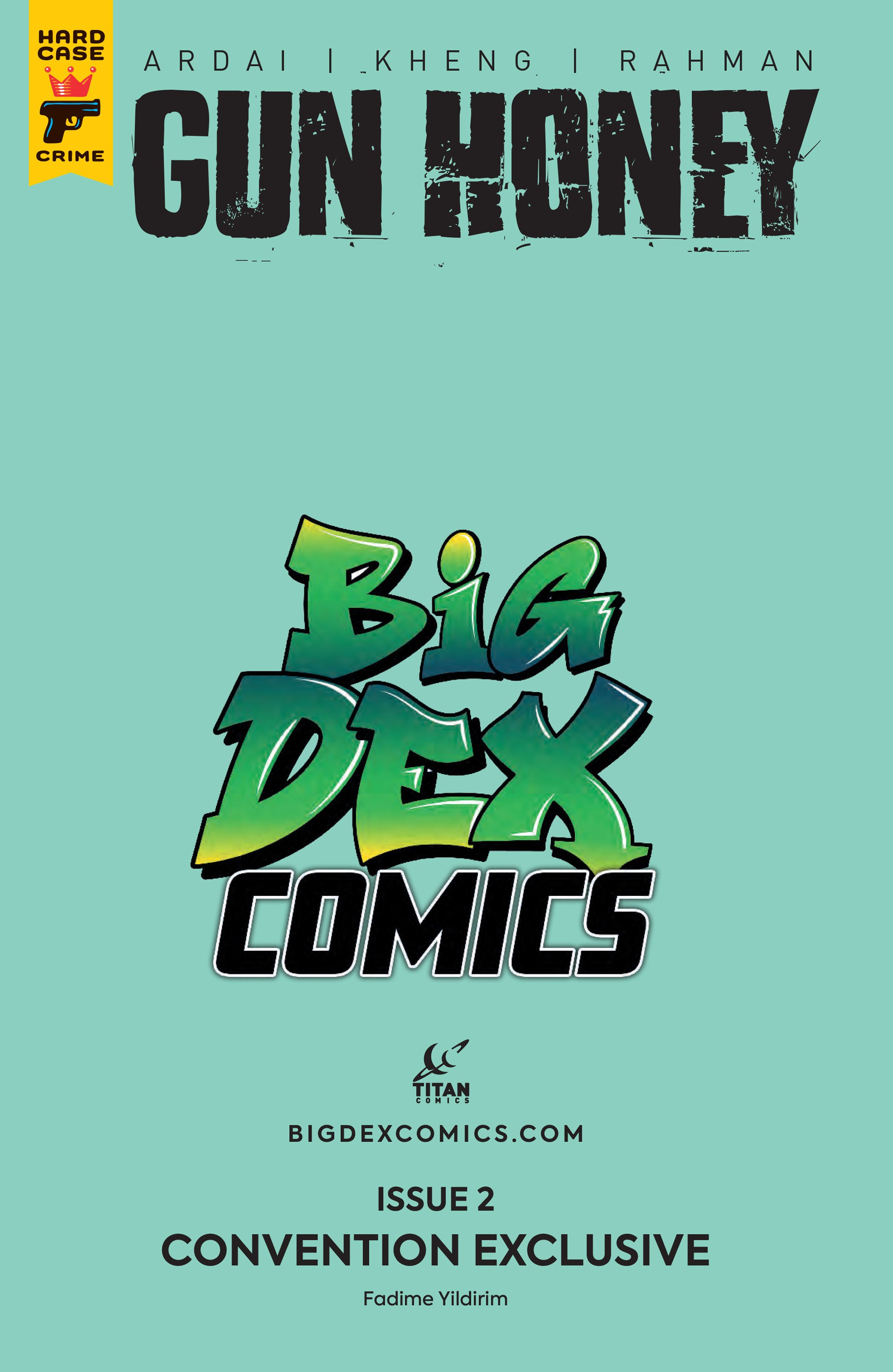 Gun Honey #2 FADIME YILDIRIM HeroesCon Exclusive Virgin Variant comic book cover.
