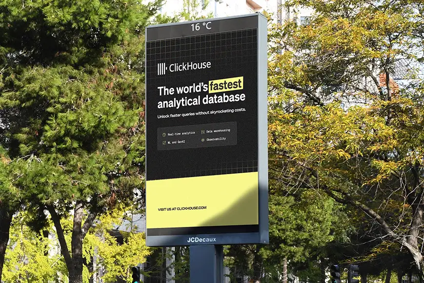 ClickHouse OOH Signage