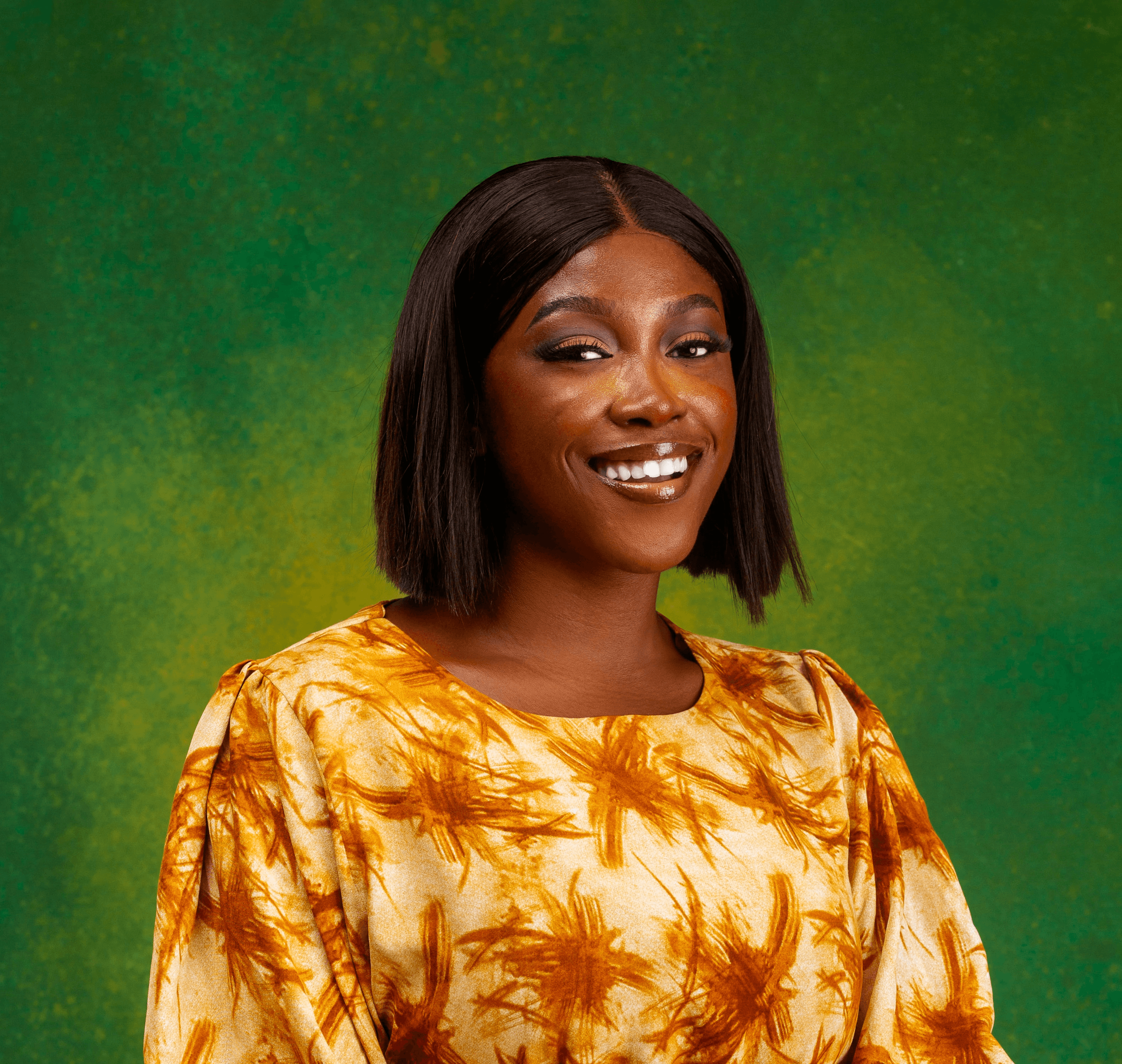 Young man with scarf and white shirt