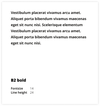 Styleguide Typografie H1