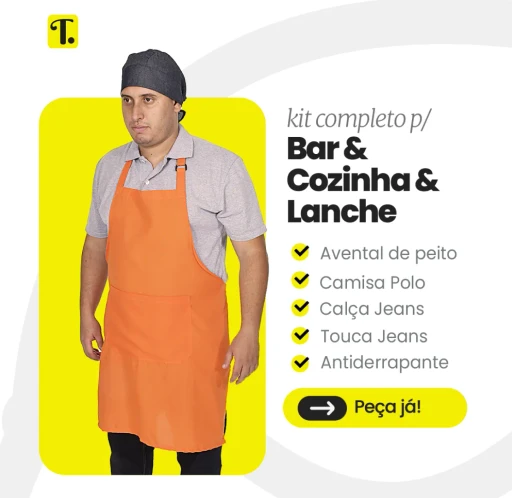 Kit completo para Bar & Cozinha & Lanche