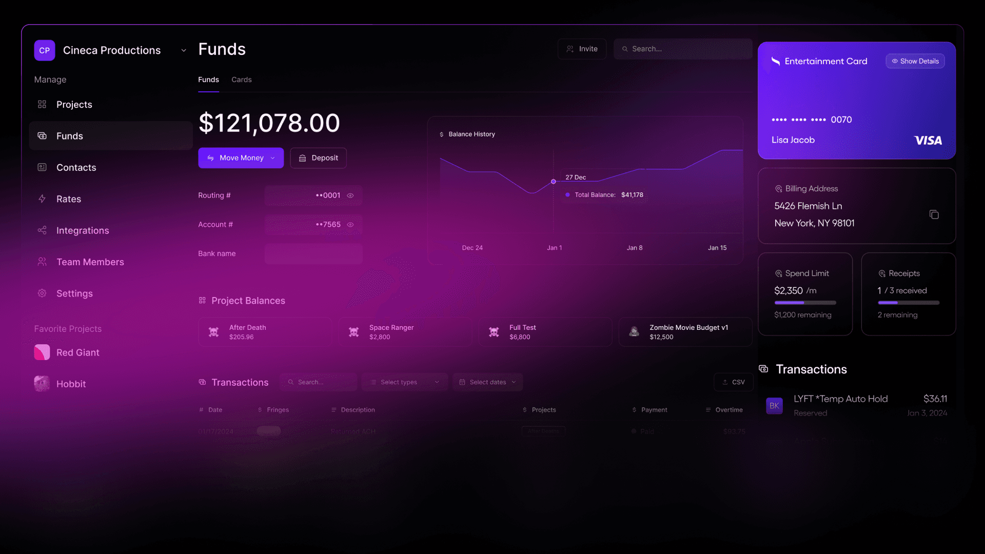 Saturation Expense Management Platform