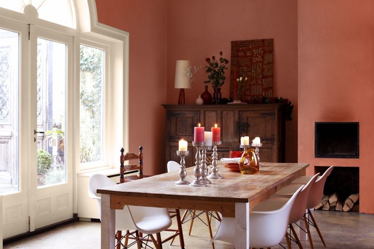 warme herfstkleuren interieur