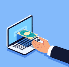 A calculator ontop a table