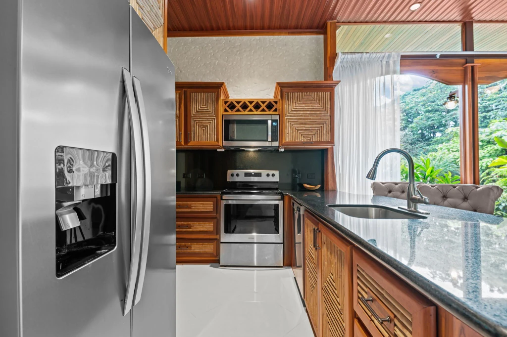 The kitchen at Villa Torres