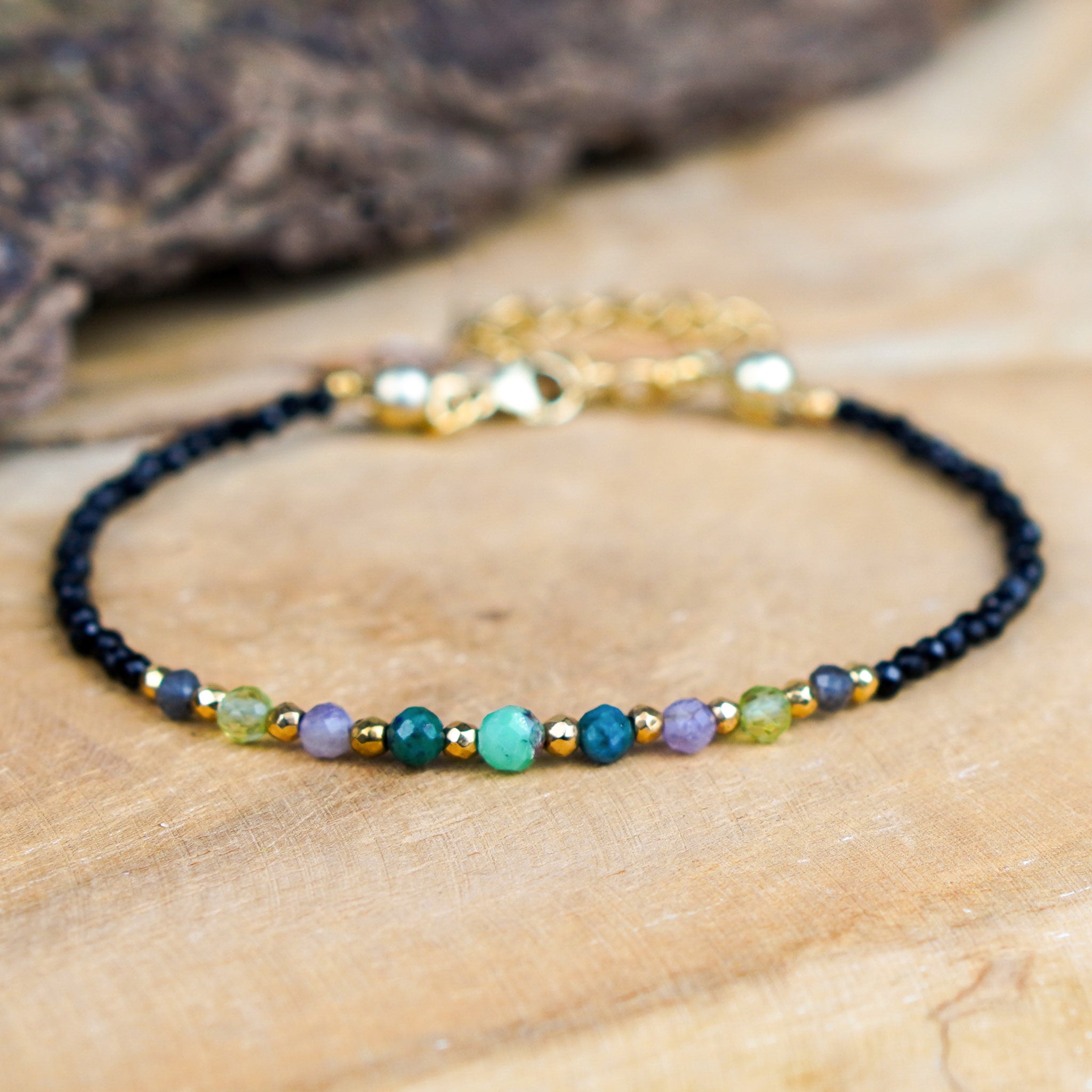 Biżuteria dla Wodnika Chryzokola Azuryt Ametyst Oliwin Labradoryt