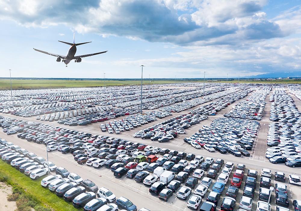 Image de parking d'aéroport