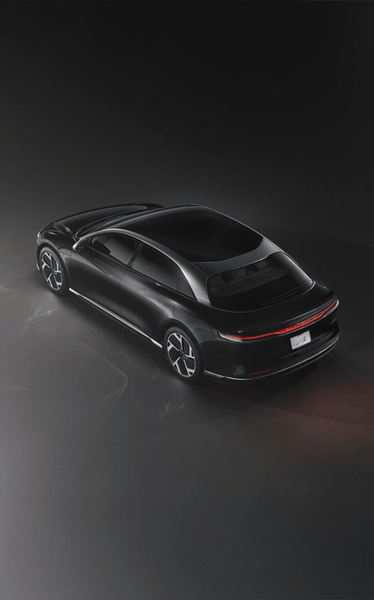 Red Kia EV6 GT Electric Car Driving