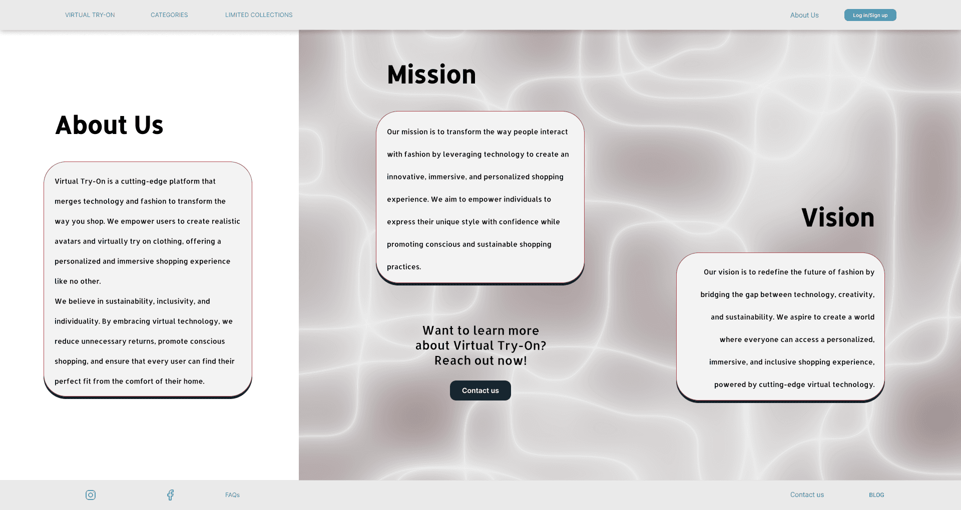 about us page