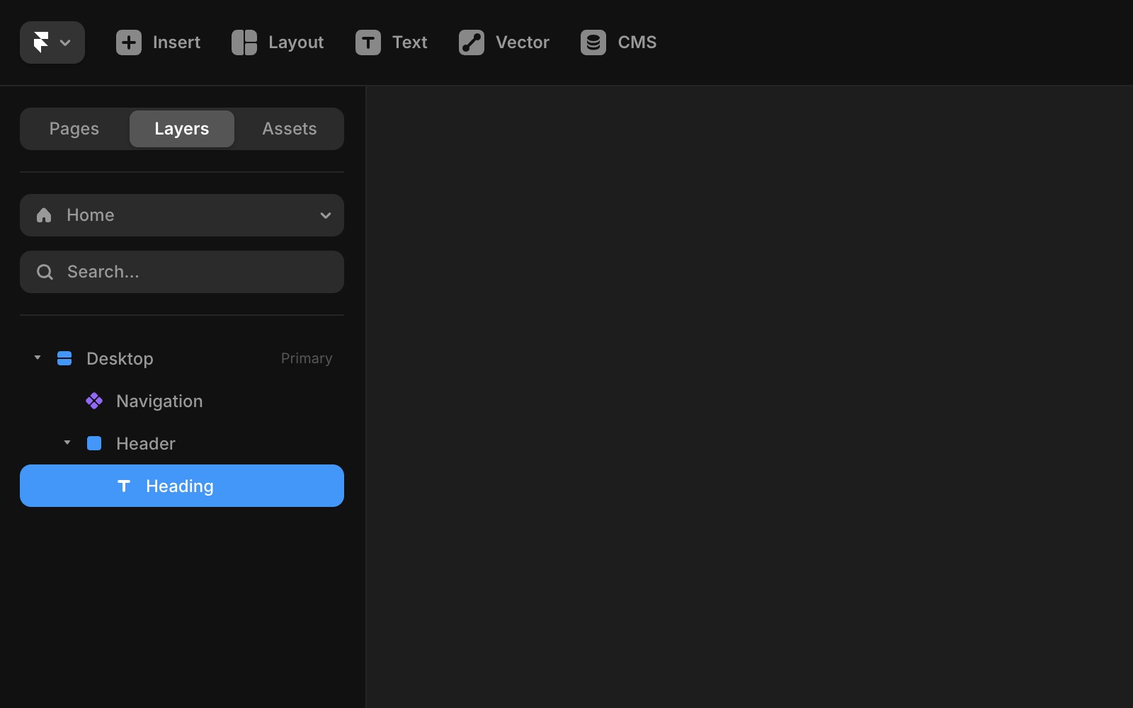 Shows a nested title inside a frame.