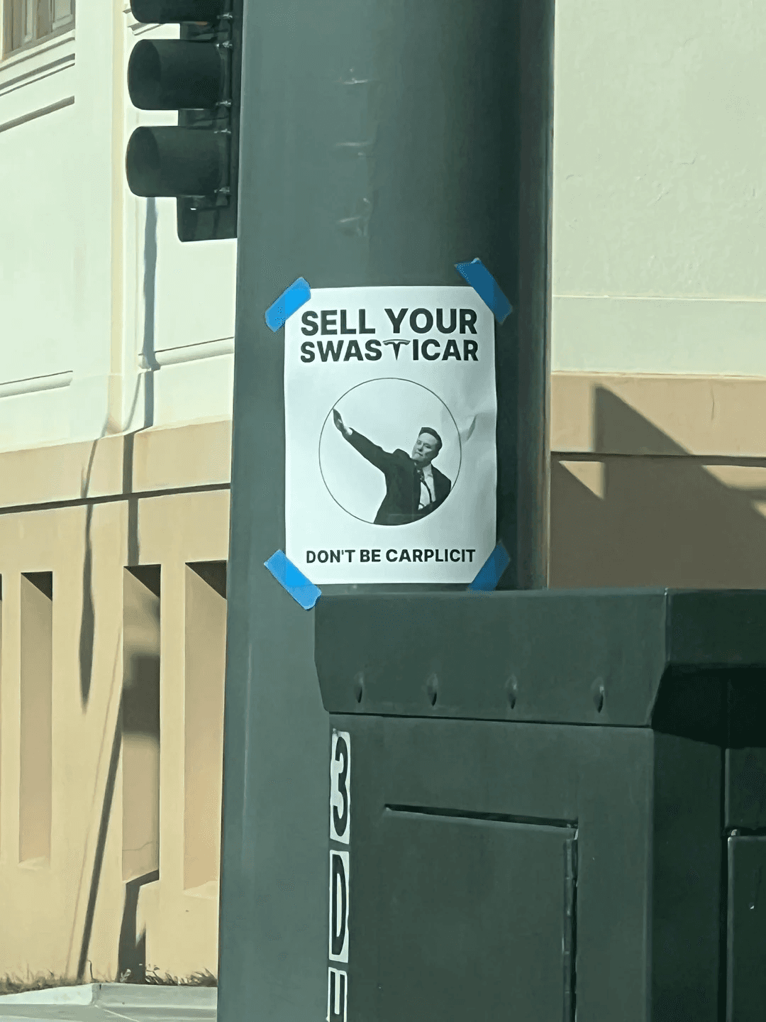 Posted all over the poles in the San Fran Marina